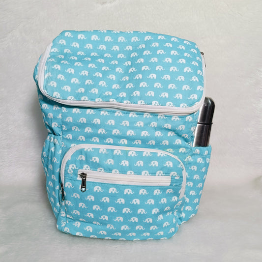 Diaper Bag | Sky Blue Elephant