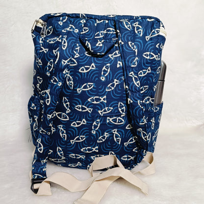 Diaper Bag | Indigo Fish