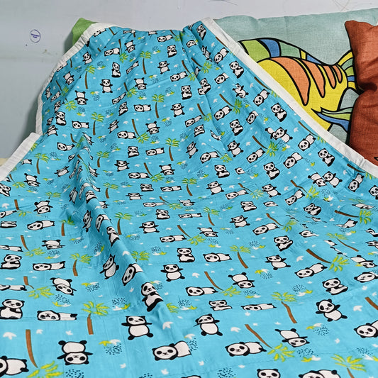 Jaipur Cotton Blanket | Blue Panda