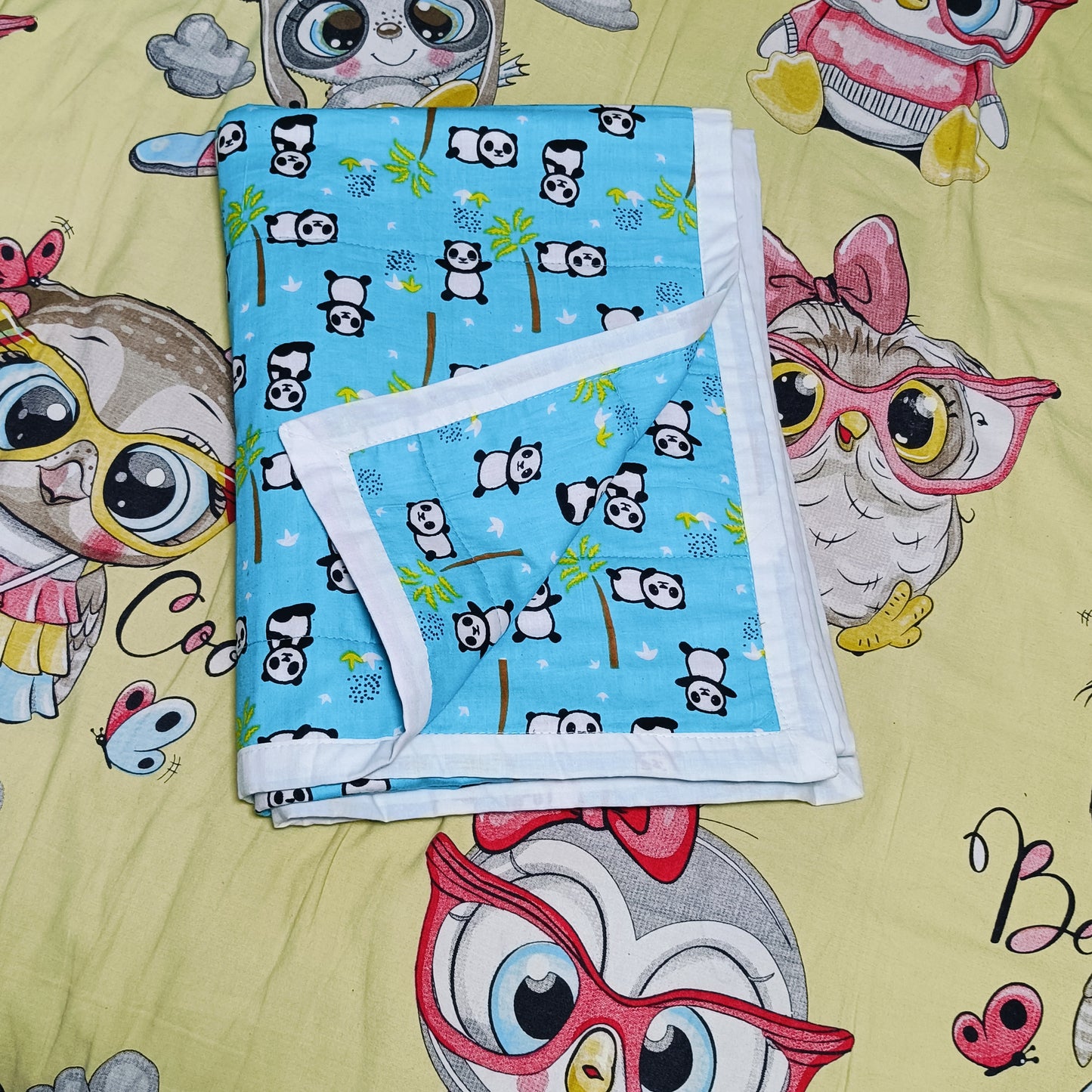 Jaipur Cotton Blanket | Blue Panda