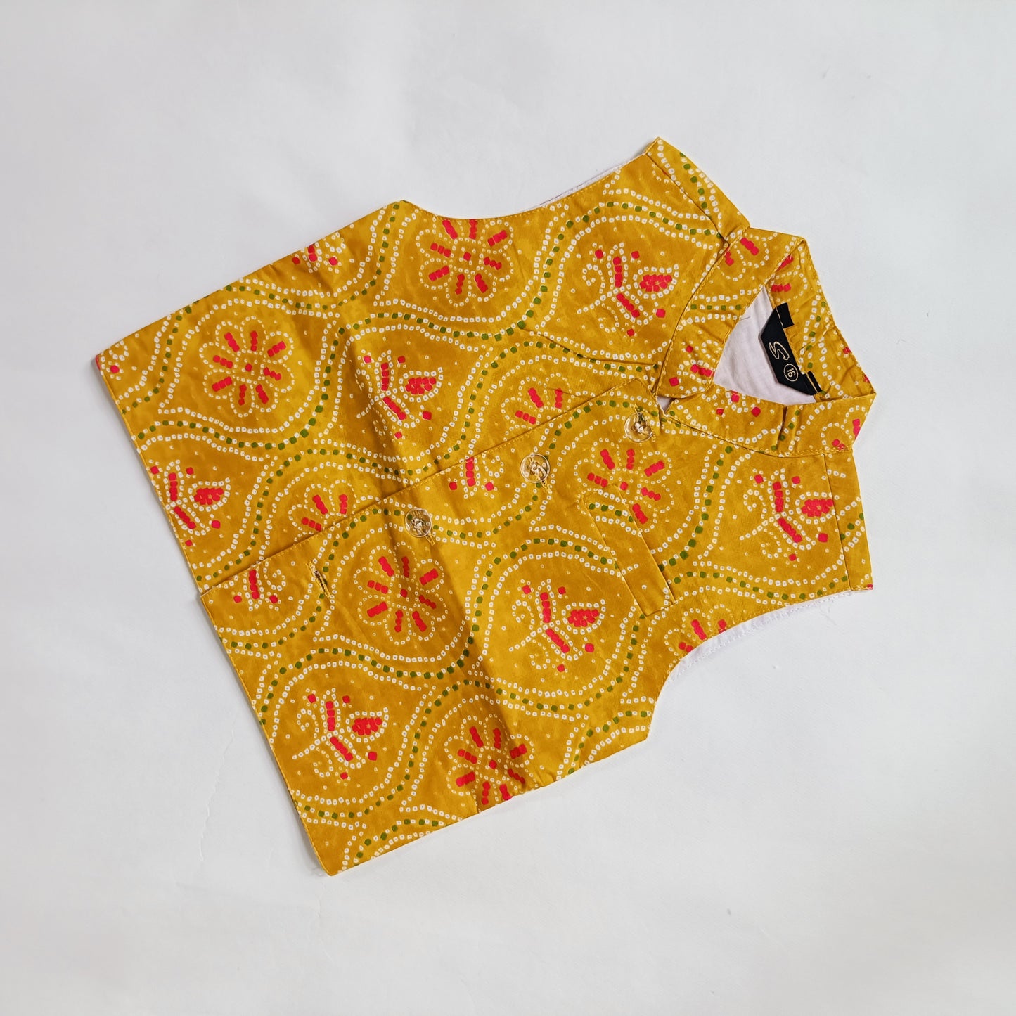 Kurta Pajama Set for Boys | Mustard Bandhani