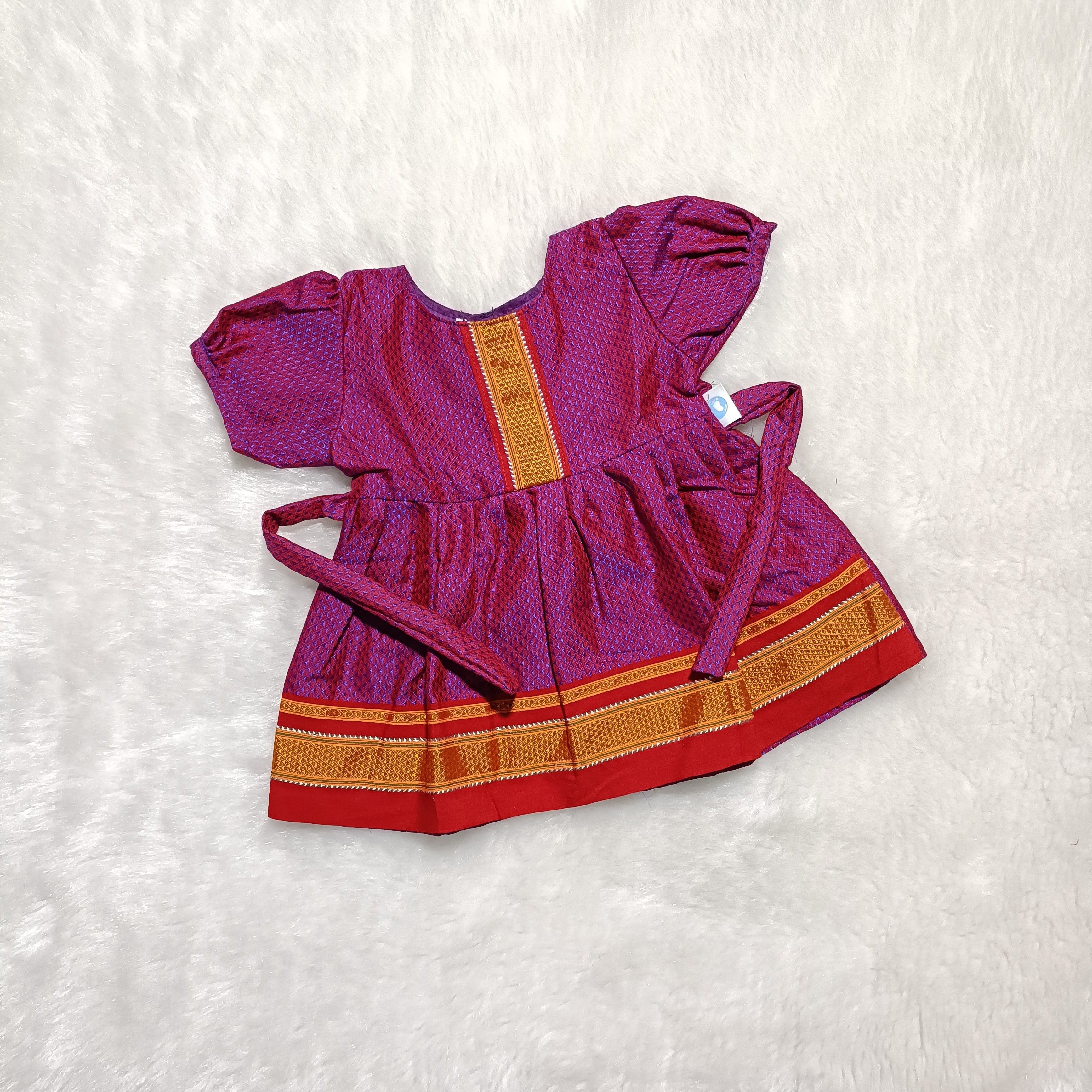 Ethnic dresses for baby girl |  Khun Purple | Center Stripe