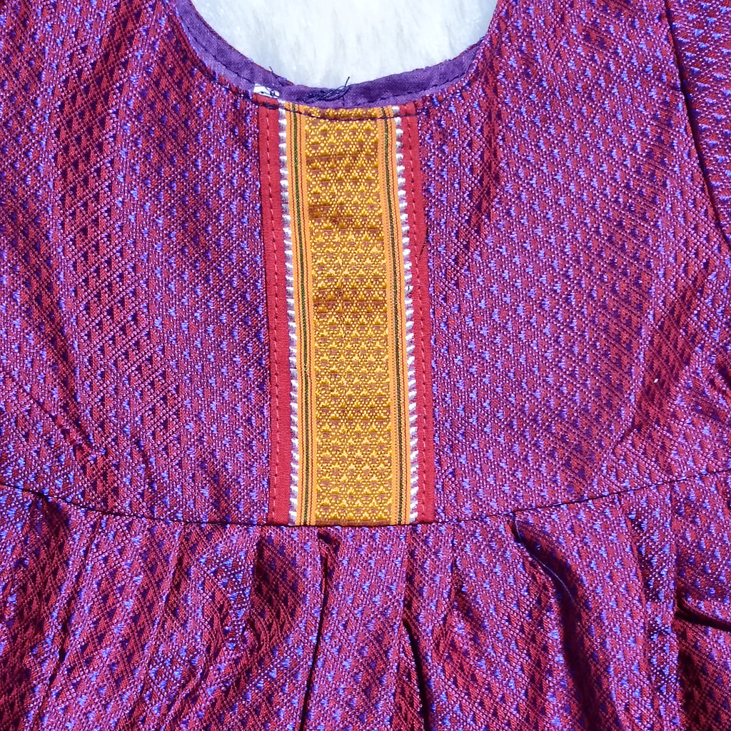 Ethnic dresses for baby girl |  Khun Purple | Center Stripe