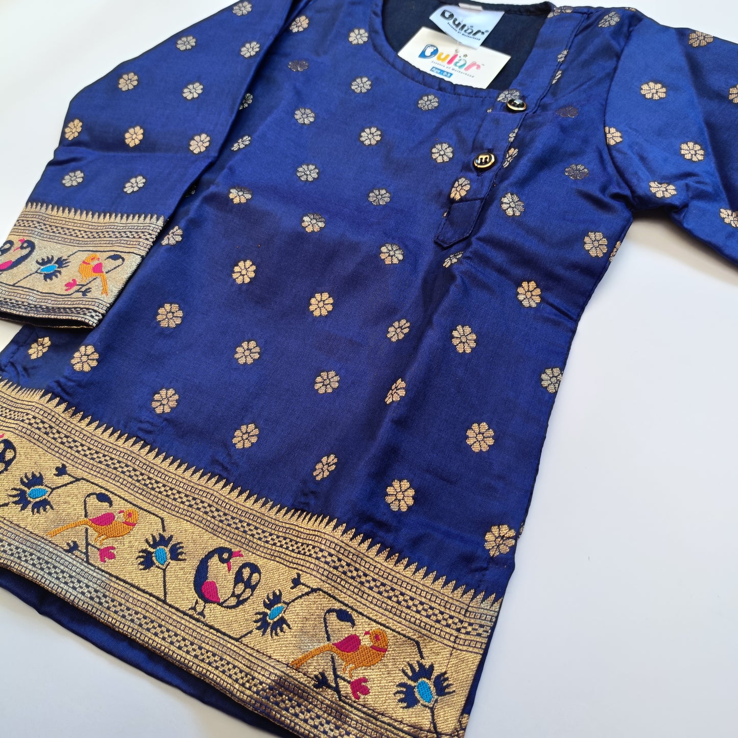 Kurta for Boys | Paithani | Blue