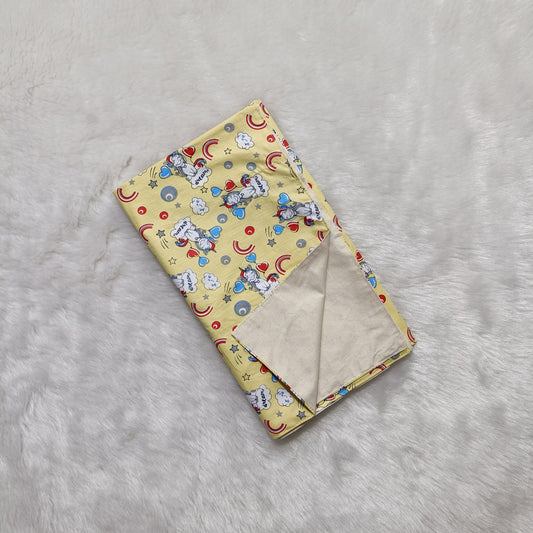 Baby Holding Sheet | Cotton | Yellow Unicorn ( Dream )