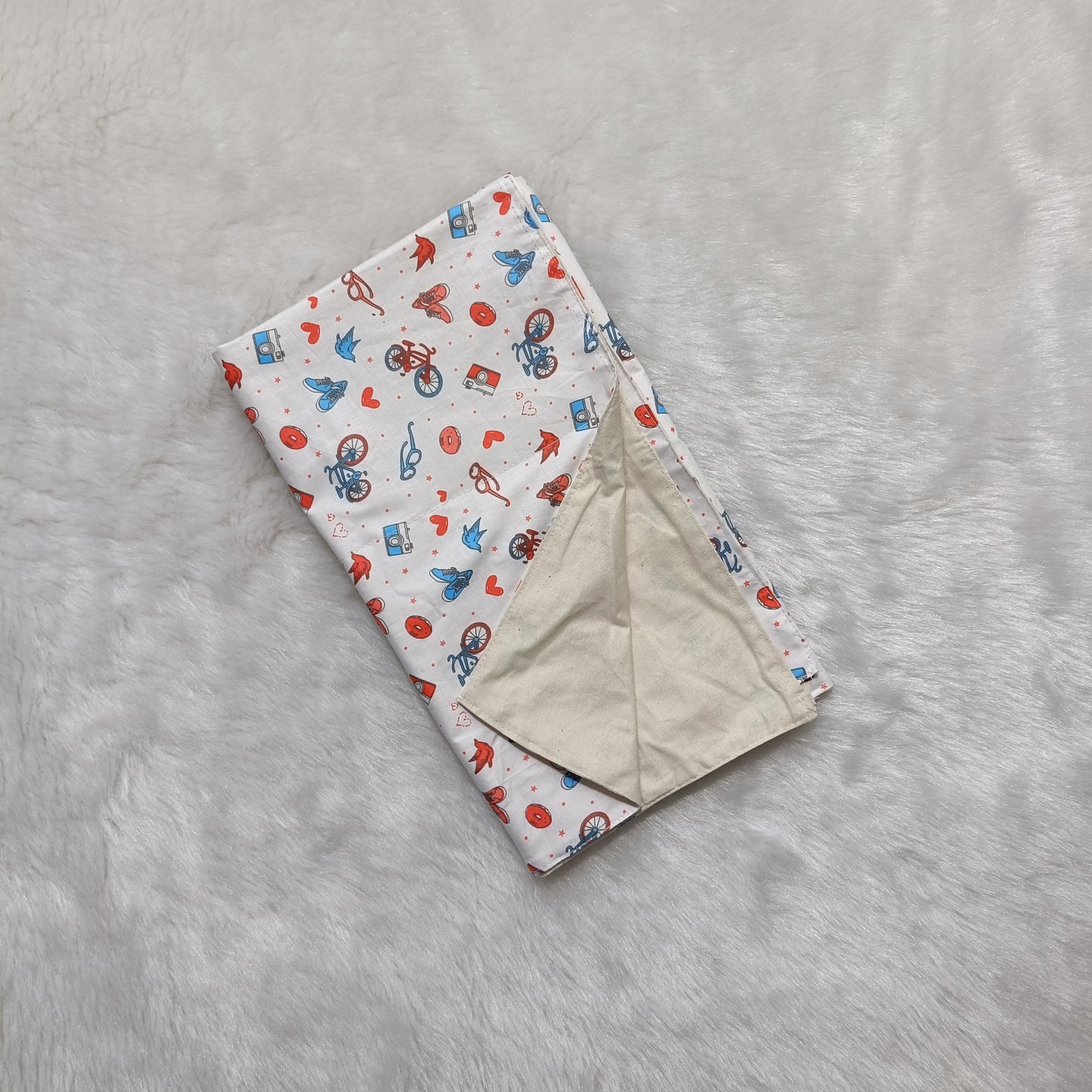 Baby Holding Sheet | Cotton | Red Cycle