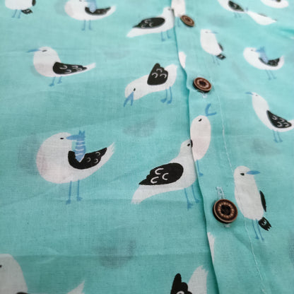 Cotton Short Kurta for Boys | Mint Sparrow