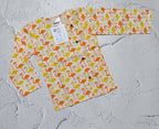 Cotton Short Kurta for Boys | Orange Flamingo
