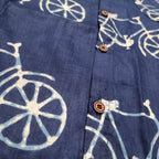 Cotton Short Kurta for Boys | Blue Cycle