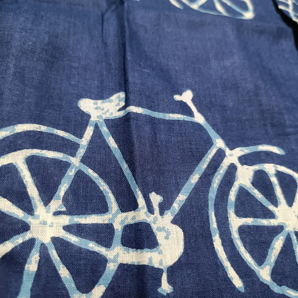 Cotton Short Kurta for Boys | Blue Cycle