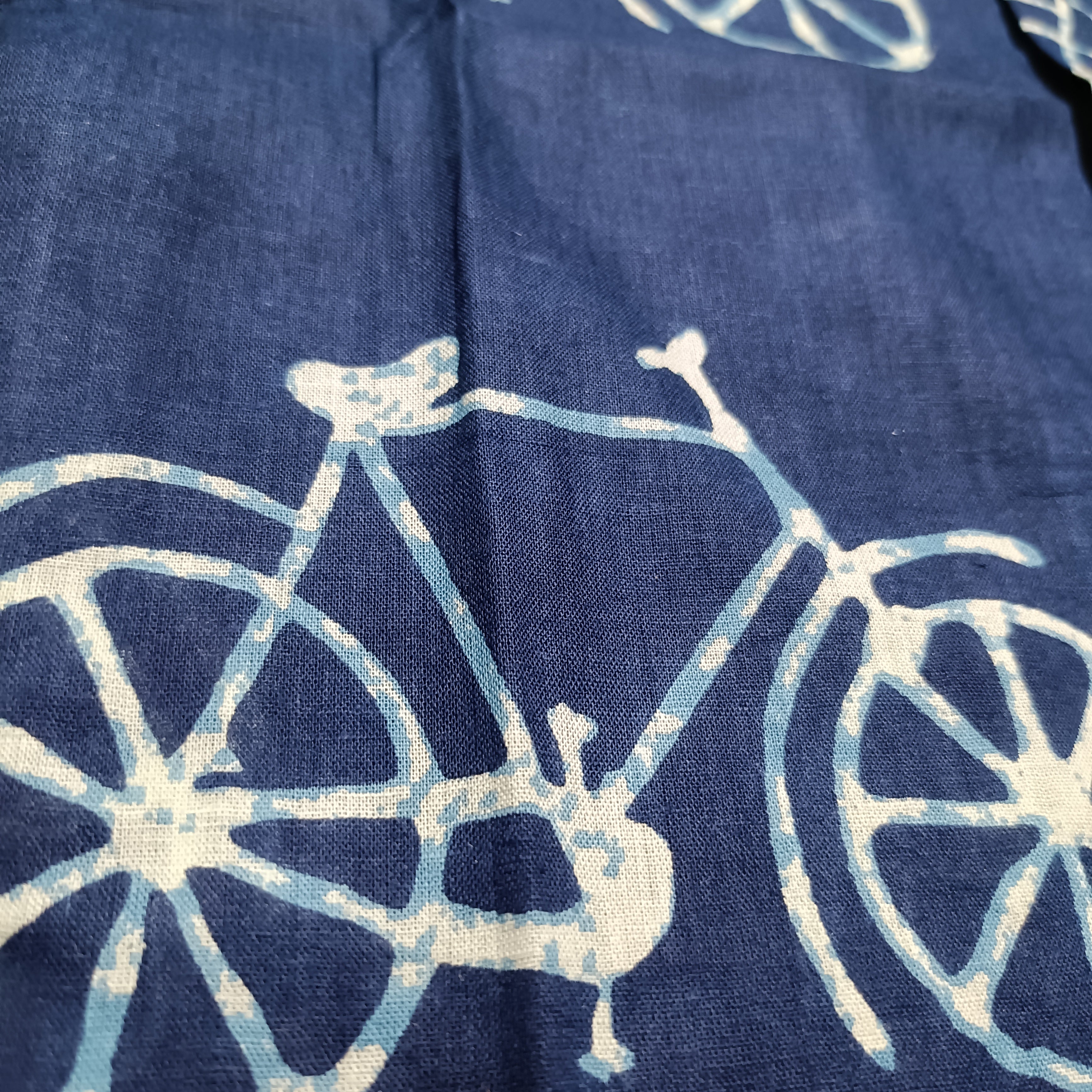 Cotton Short Kurta for Boys | Blue Cycle