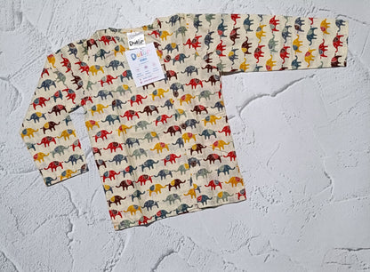 Cotton Short Kurta for Boys | Elephant Cream