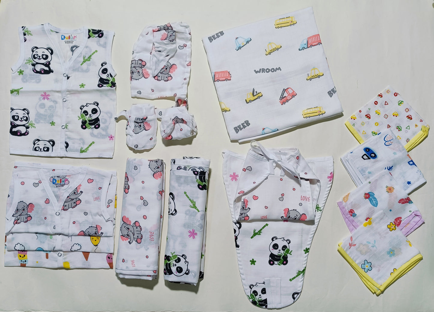 Muslin Essential Kit | Car | Cotton