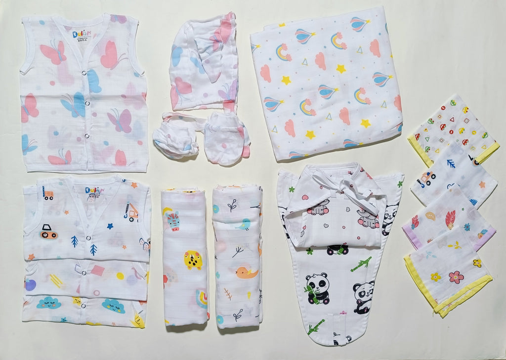 Muslin Essential Kit | Rainbow | Cotton