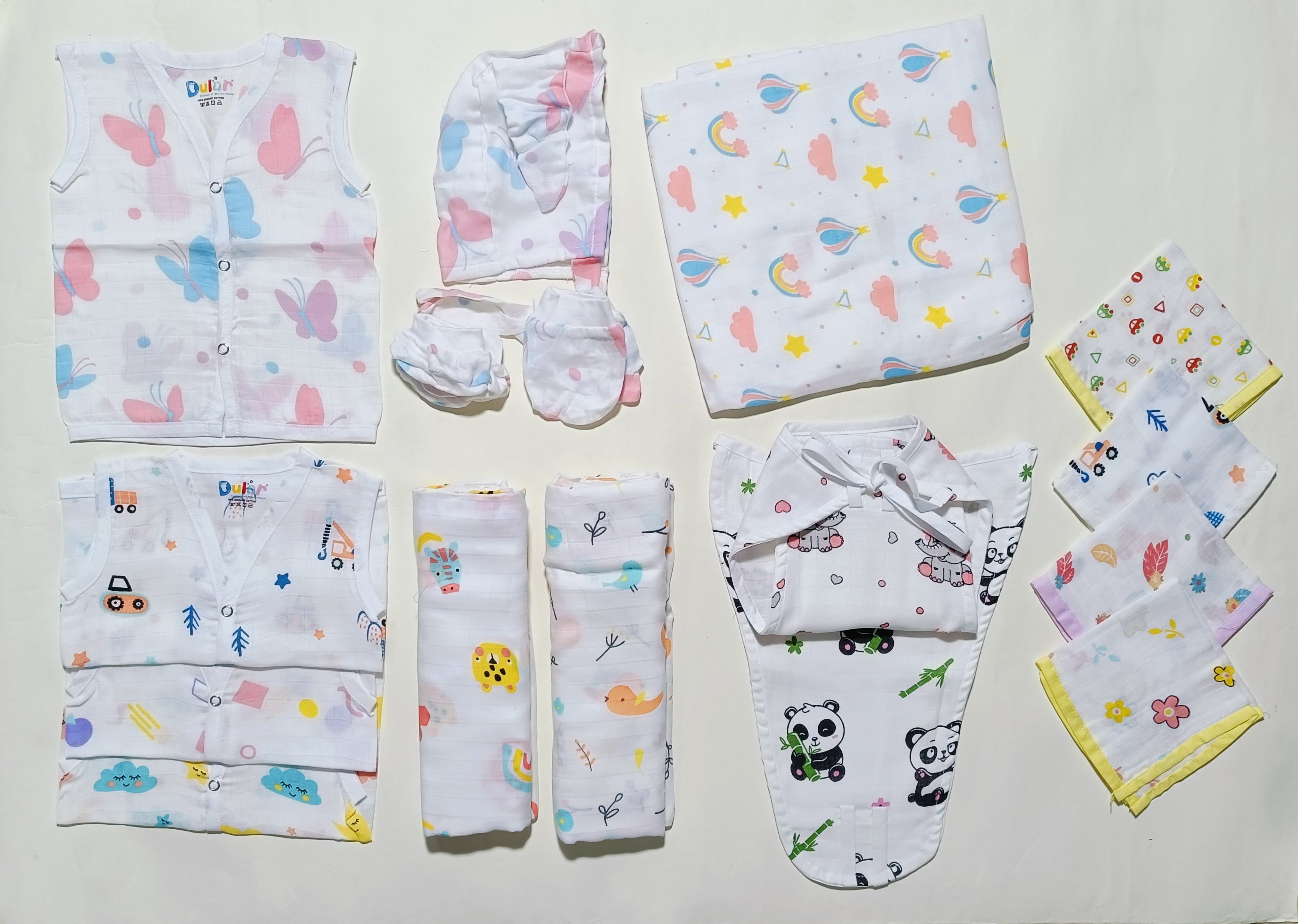 Muslin Essential Kit | Rainbow | Cotton