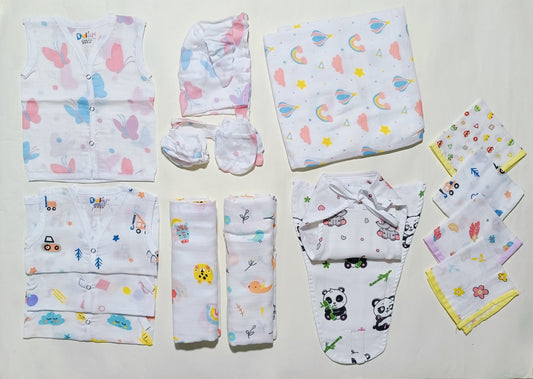 Muslin Essential Kit | Rainbow | Cotton