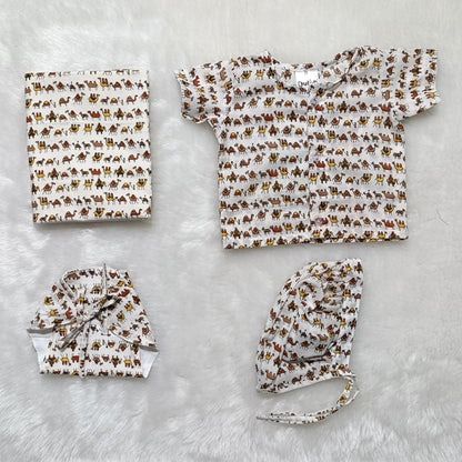 unique-newborn-gift-ideas-for-newborn-elephant-blue-green-cotton