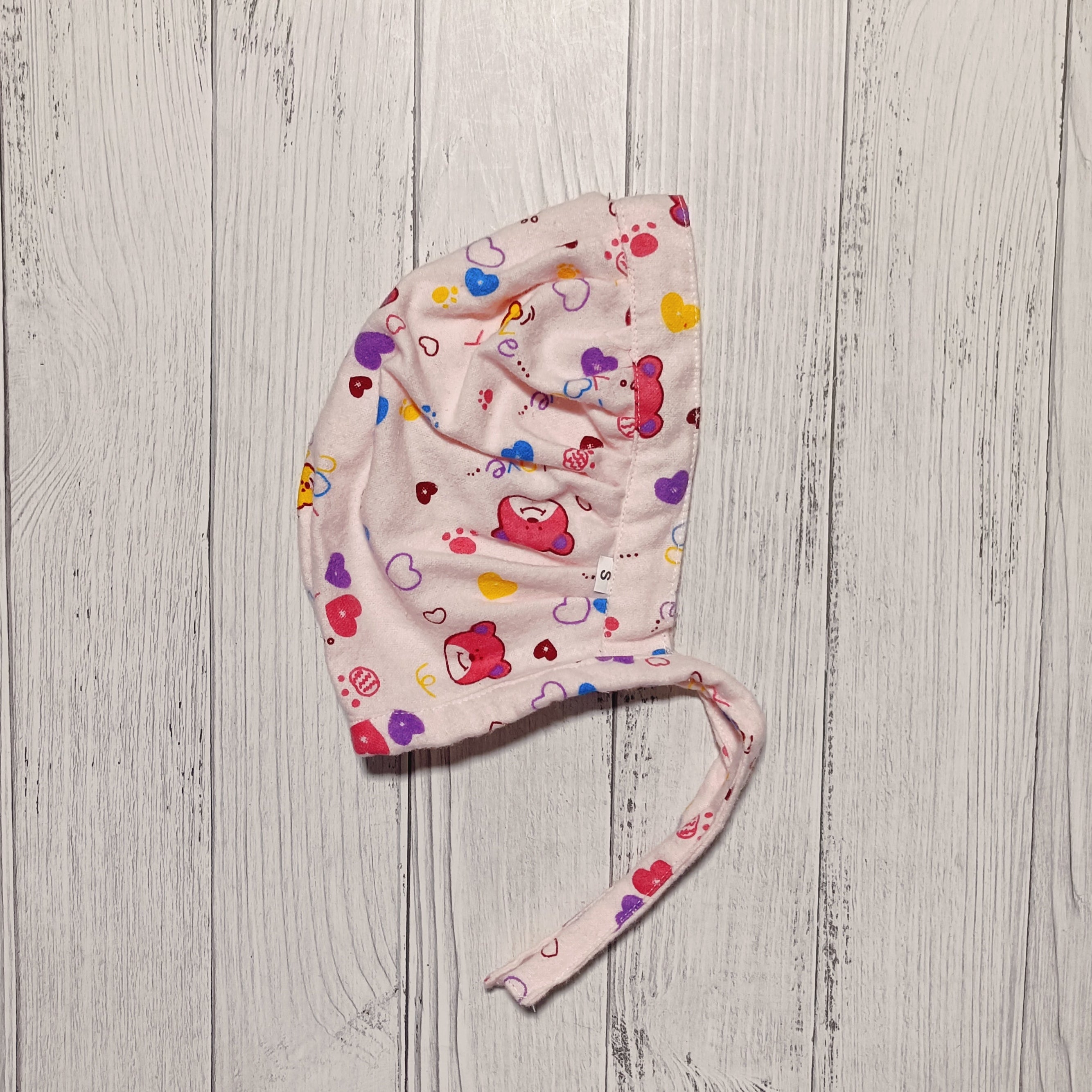 Flannel Bonnet Caps | Pink Love