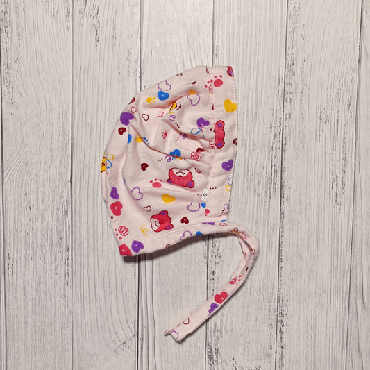 Flannel Bonnet Caps | Pink Love