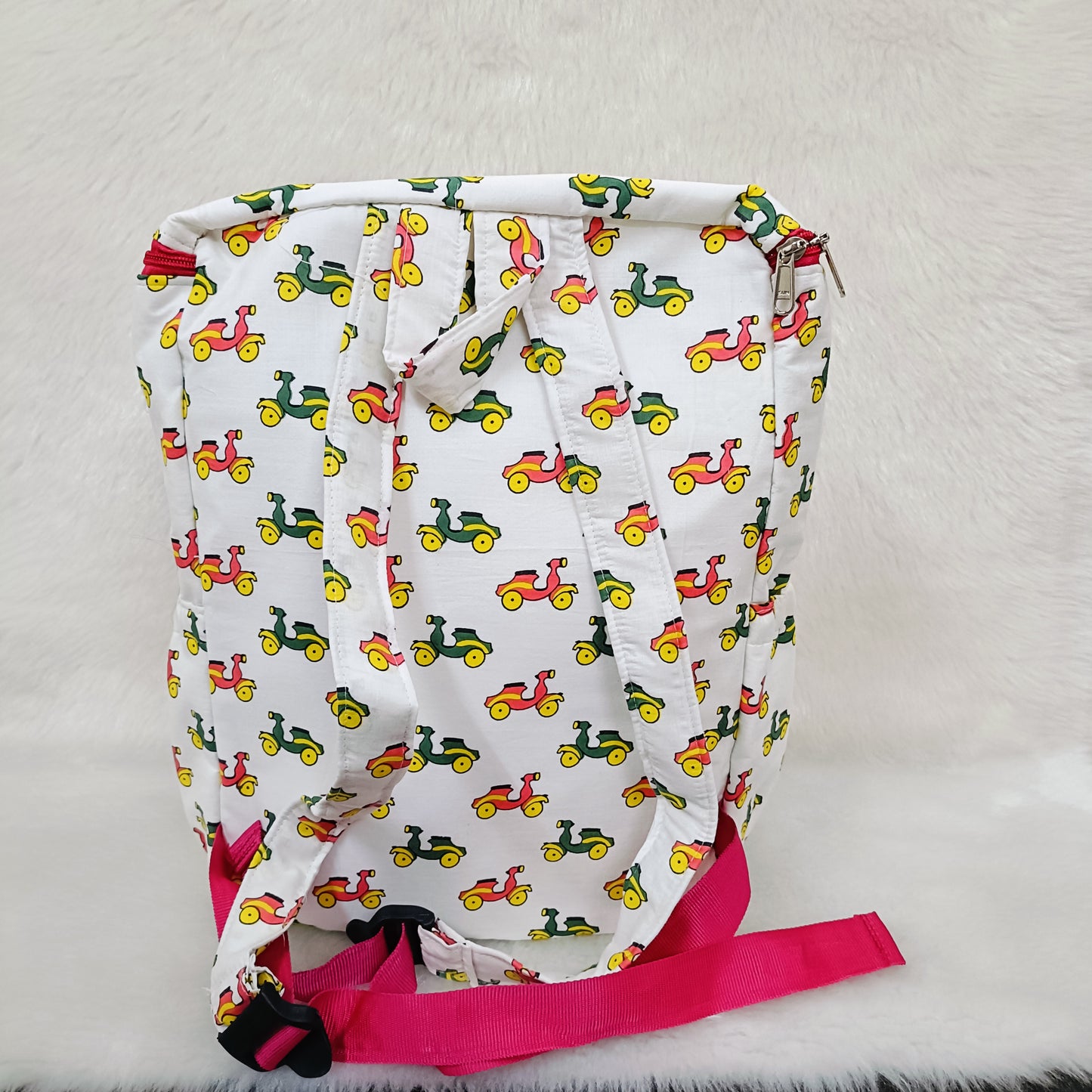 Diaper Bag | Pink Scooter