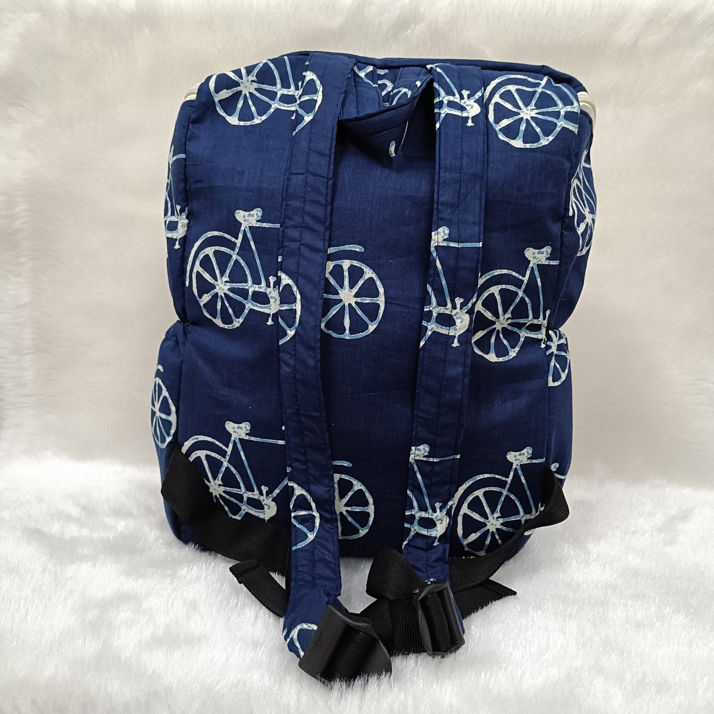 Diaper Bag | Navy Blue Cycle