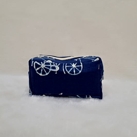 Medicine Pouch | Navy Blue Cycle