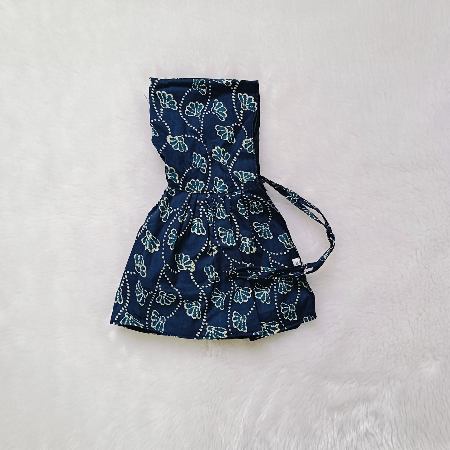 Cotton Kunchi I Navy Blue Floral