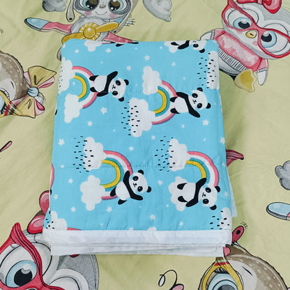 Jaipur Cotton Blanket | Blue Panda | Big