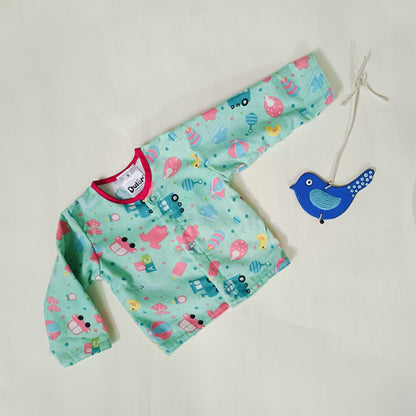 Flannel Front Open Jhabla | Pista Vehicle