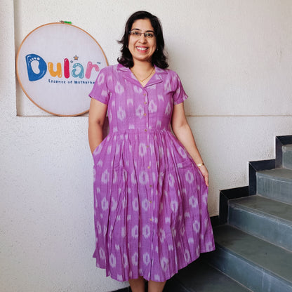 Feeding One Pieces I Ikkat Lavender