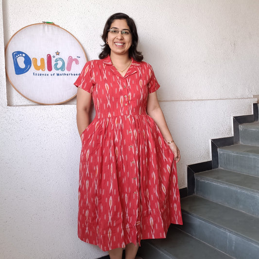 Feeding One Pieces I Ikkat Red