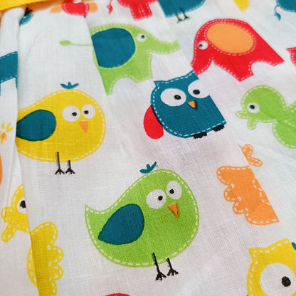Cotton Printed Baby Girl Dress |Multibird