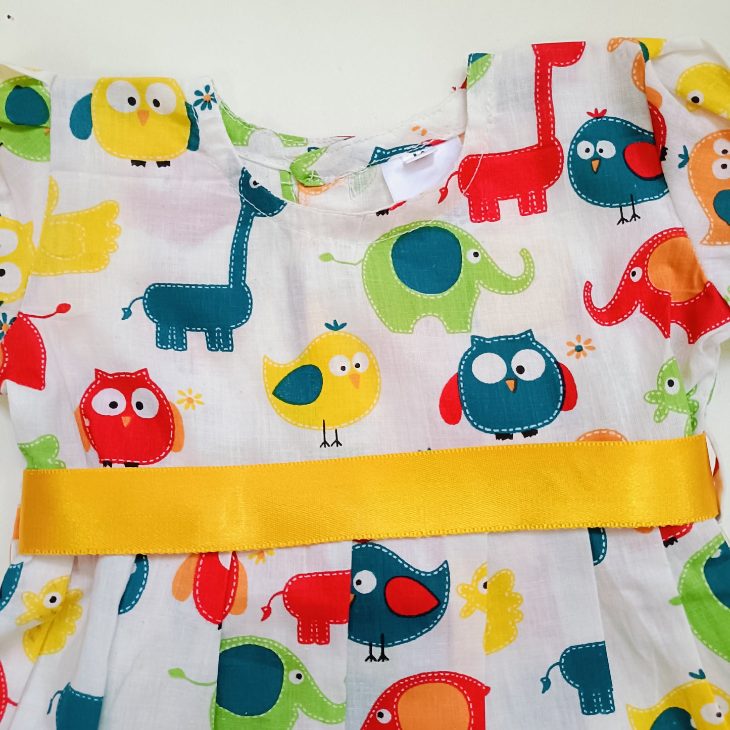 Cotton Printed Baby Girl Dress |Multibird