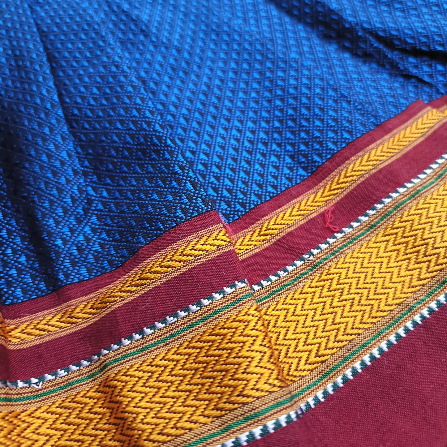 Ethnic dresses for baby girl | Blue | Centre Stripe