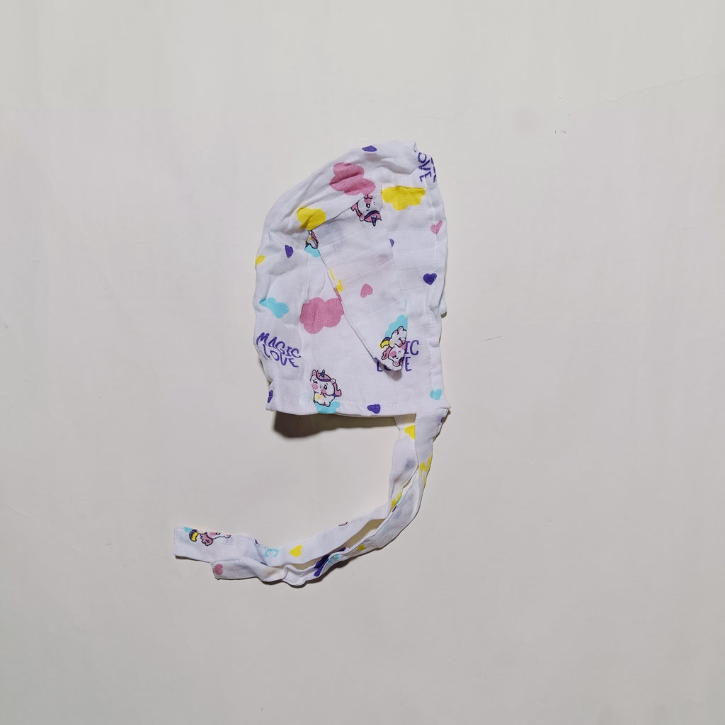 Muslin Cap, Mittens, Socks | Unicorn