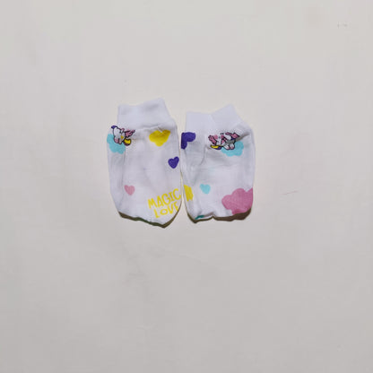 Muslin Cap, Mittens, Socks | Unicorn