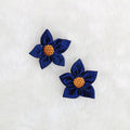 Khan Flower Hair Clip- Voilet