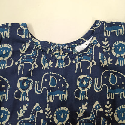 co ord set for Girls | Animal | Indigo