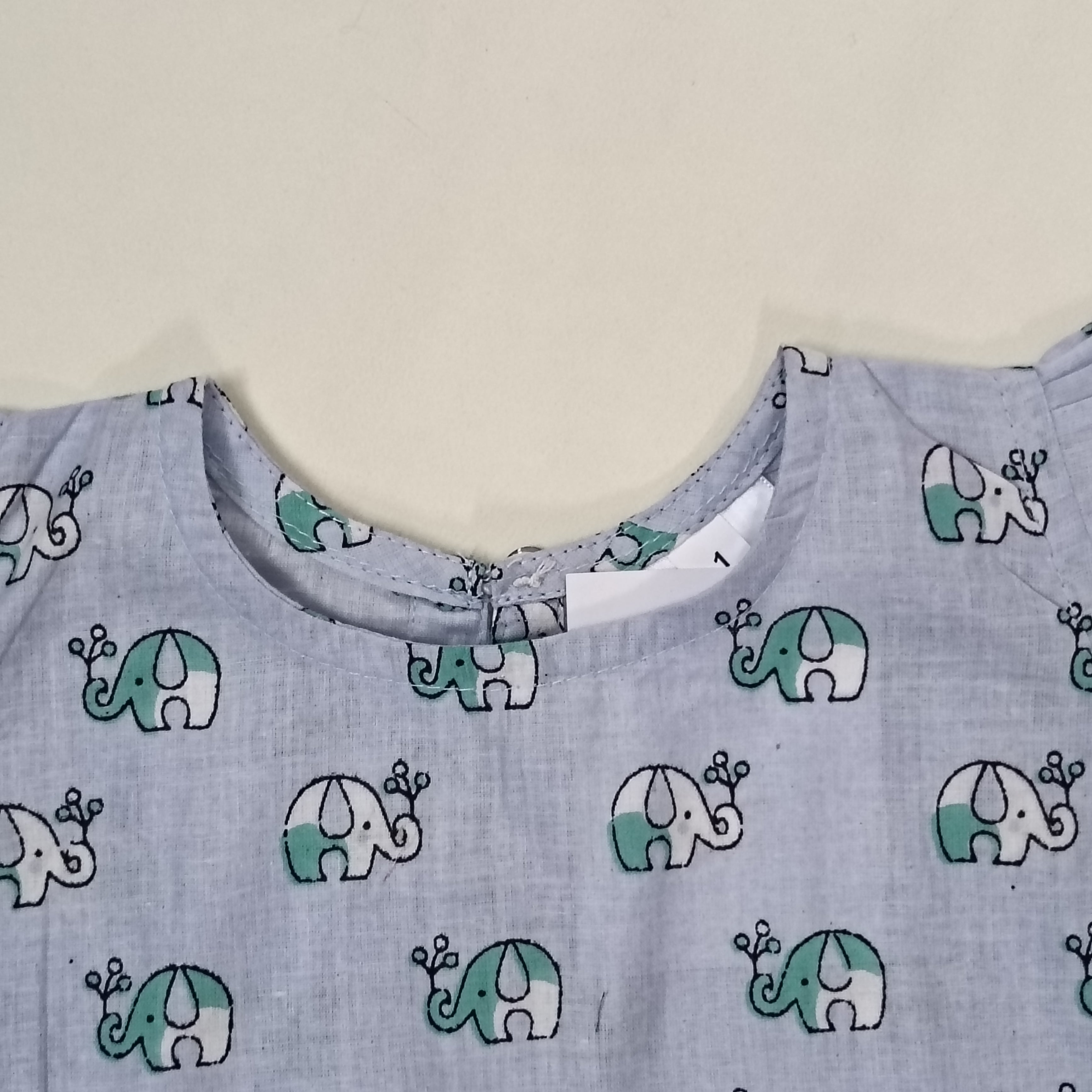co ord set for Girls | Elephant | Sky Blue