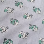 co ord set for Girls | Elephant | Sky Blue