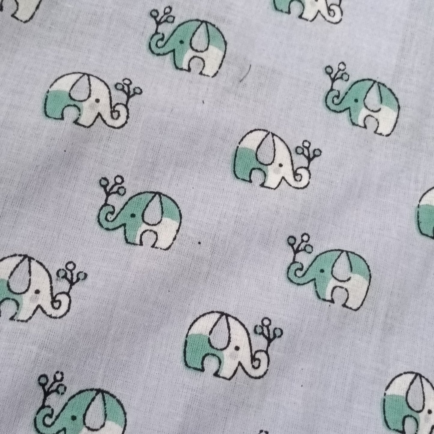 co ord set for Girls | Elephant | Sky Blue