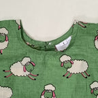 co ord set for Girls | Sheep | Green