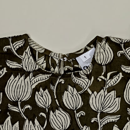 co ord set for Girls | Lotus | Olive