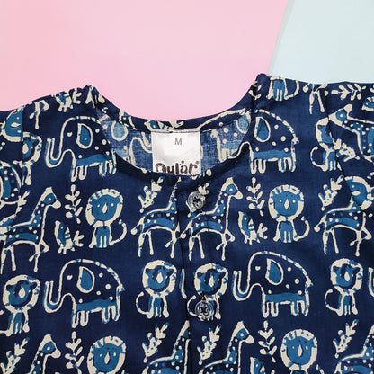 Cotton Night Suits for Babies | Indigo Animal