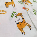 Cotton Night Suits for Babies | White Big Giraffe