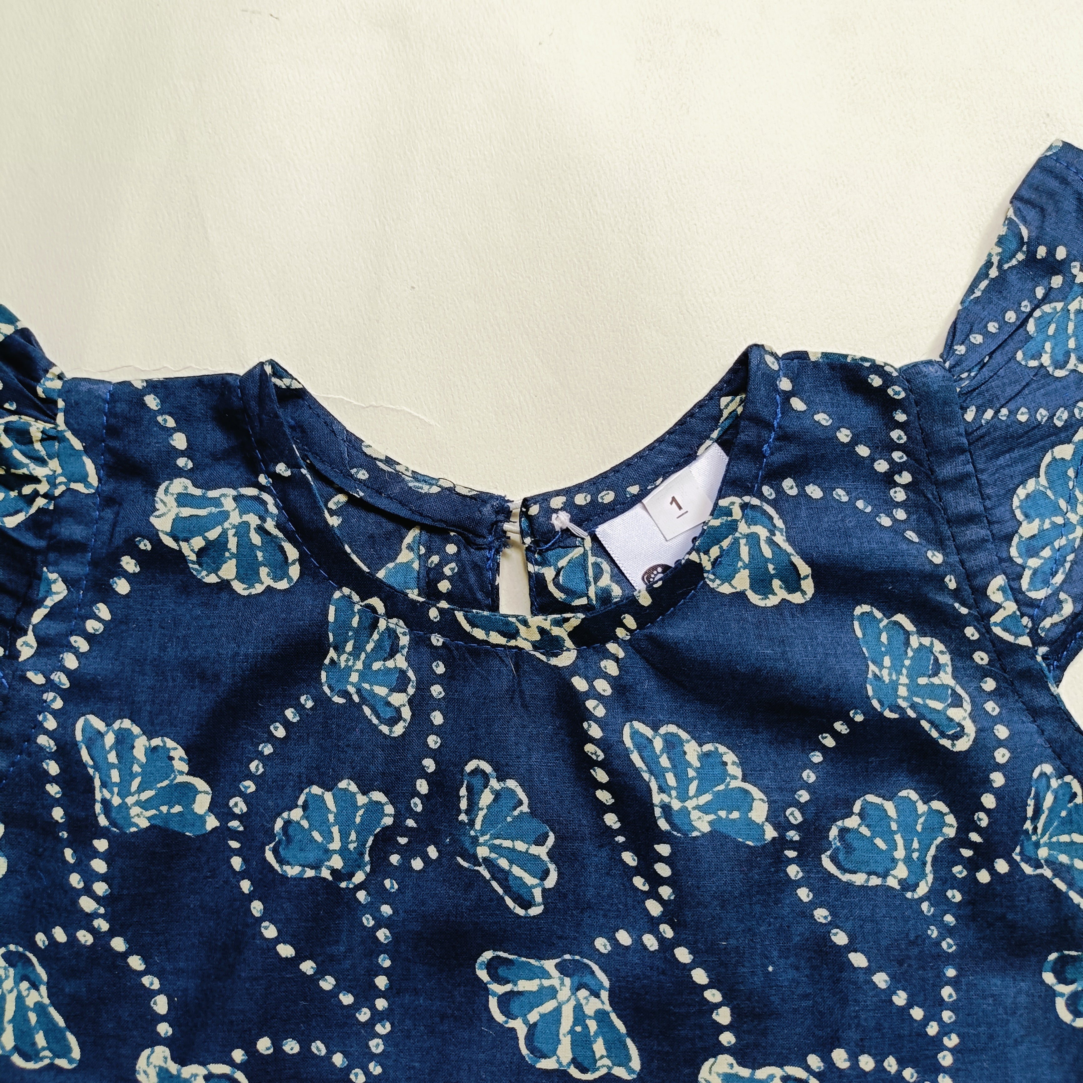 co ord set for Girls | Flower | Indigo