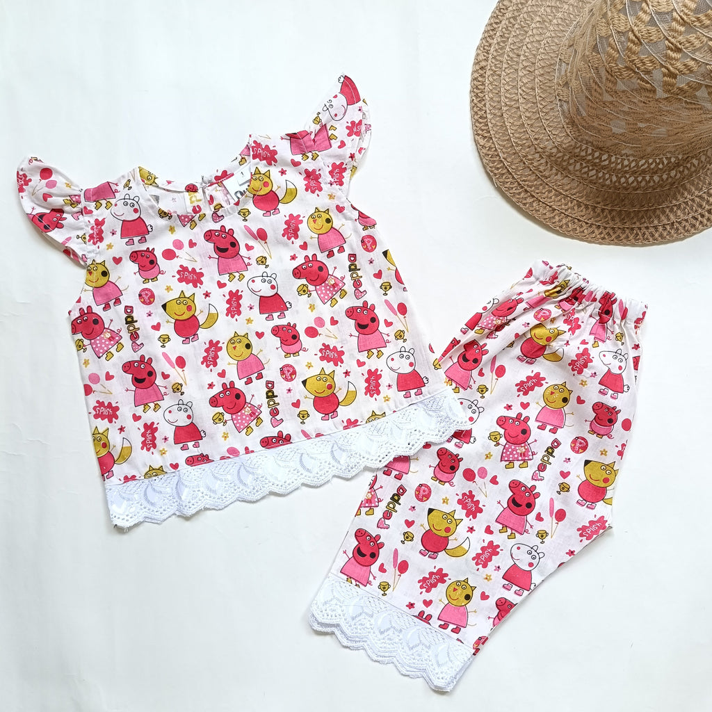 co ord set for Girls | Peppa | Pink