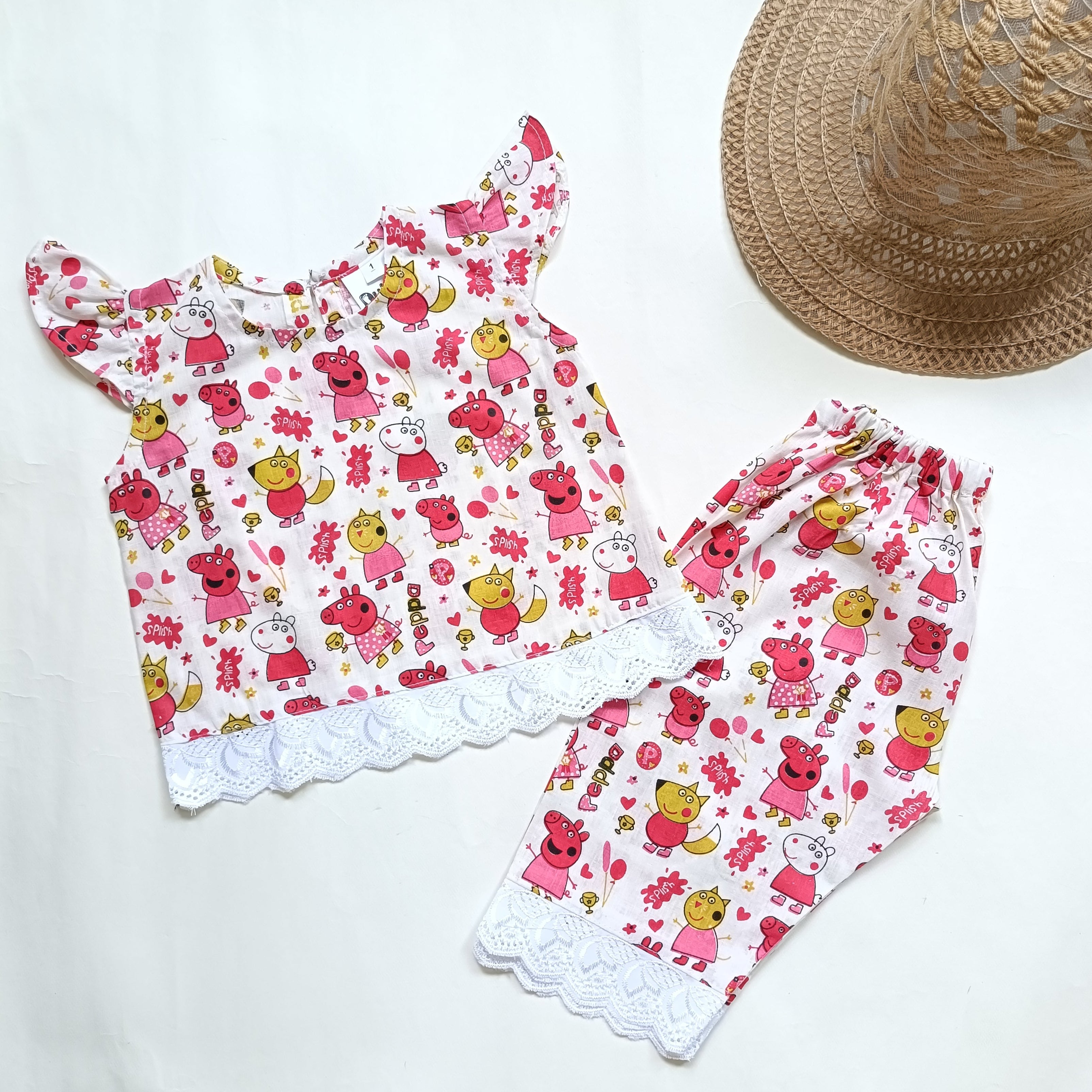 co ord set for Girls | Peppa | Pink