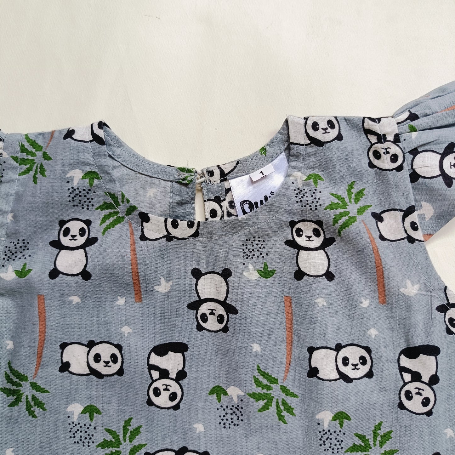 co ord set for Girls | Panda | Grey