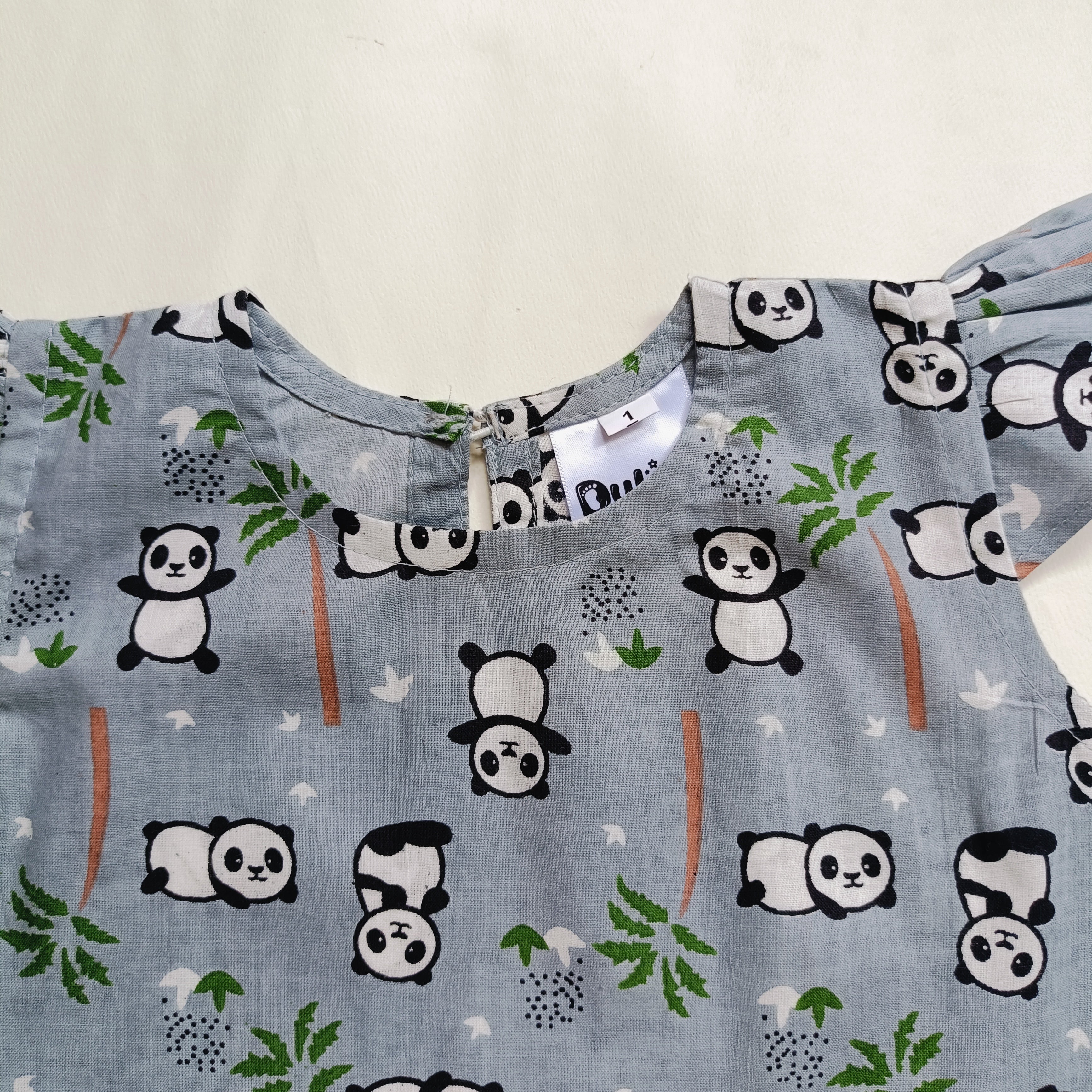 co ord set for Girls | Panda | Grey